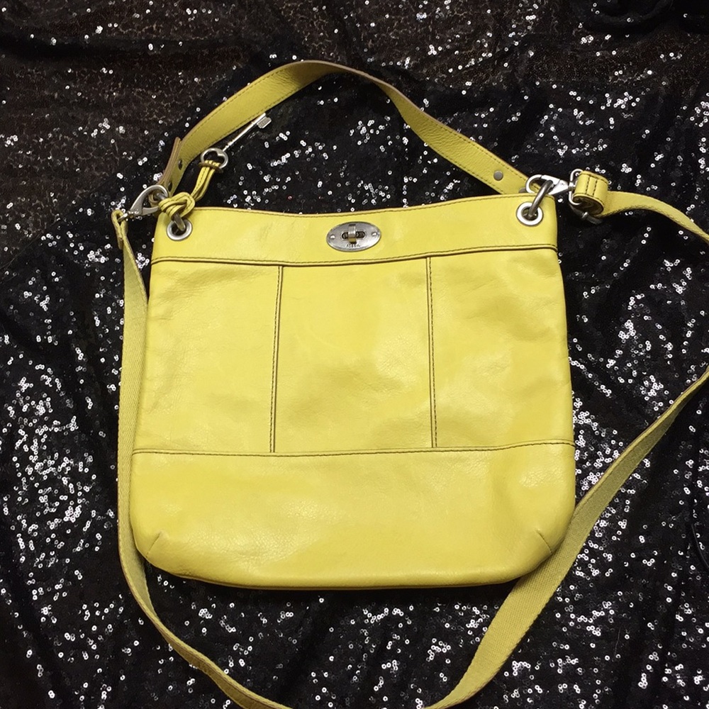 yellow Fossil Crossbody